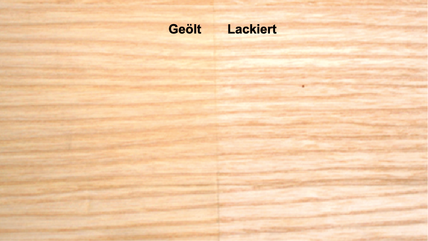 Leimholzplatte Esche