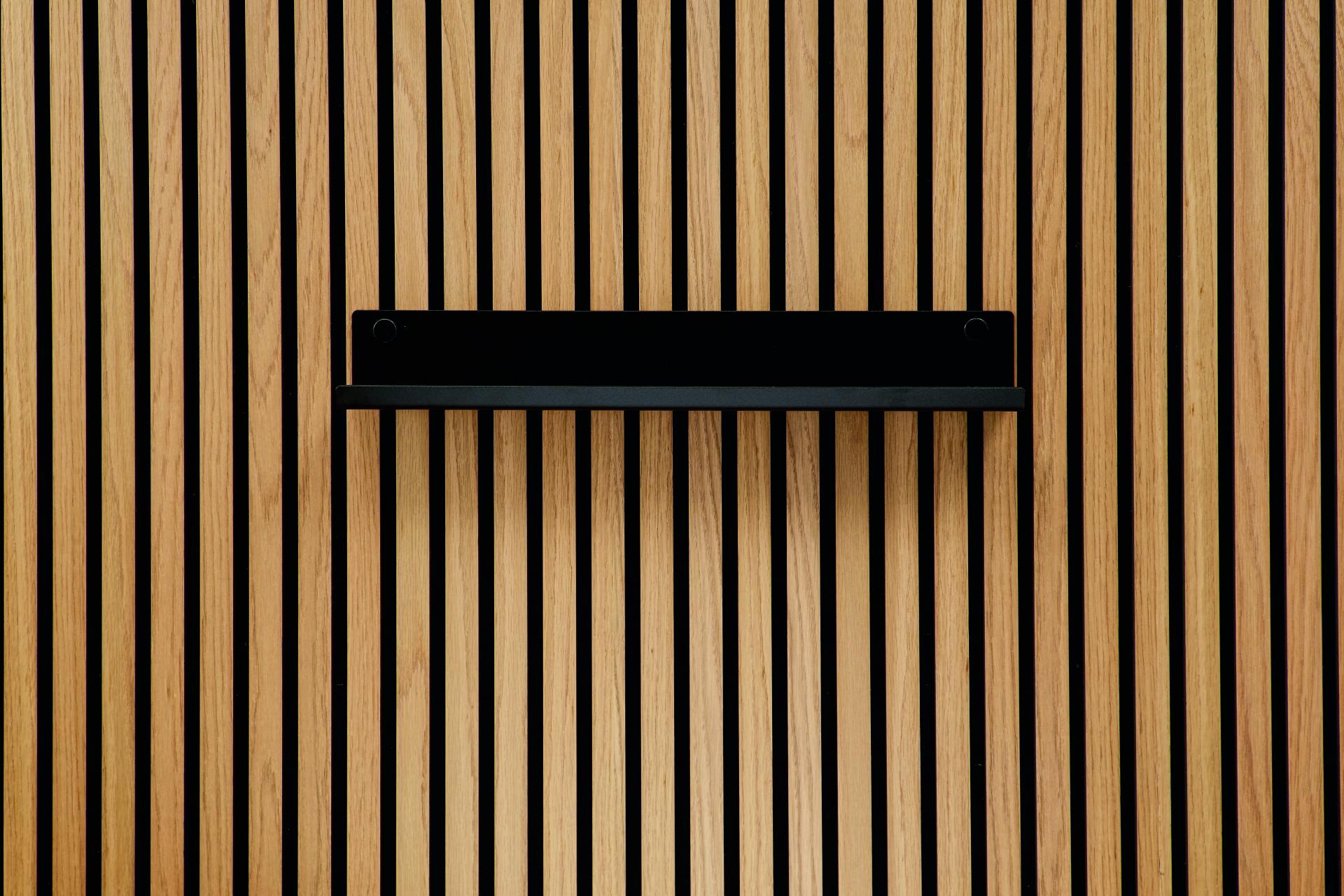 Bild Ambiente Metallregal Schwarz pulverbeschichtet Silent Design ter Hürne