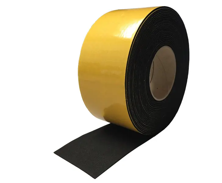 Bild Oberfläche / Detail Schutztape für Holz-Unterkonstruktion (UK) Black (schwarz) 10 m Rolle Karle und Rubner