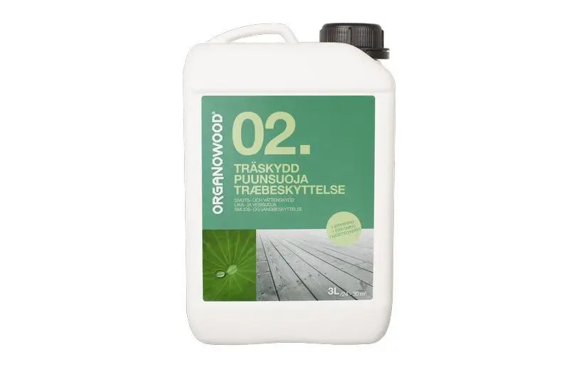 Bild Oberfläche / Detail Holzschutz für OrganoWood Terrassen 1 Liter Organowood