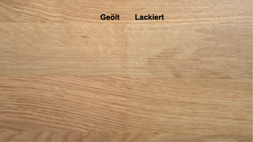 Leimholzplatte Eiche