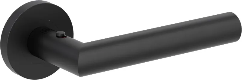Bild Querschnitt / Aufbau Rosettengarnitur Lucia Professional Graphitschwarz DIN R Schraubtechnik Griffwerk