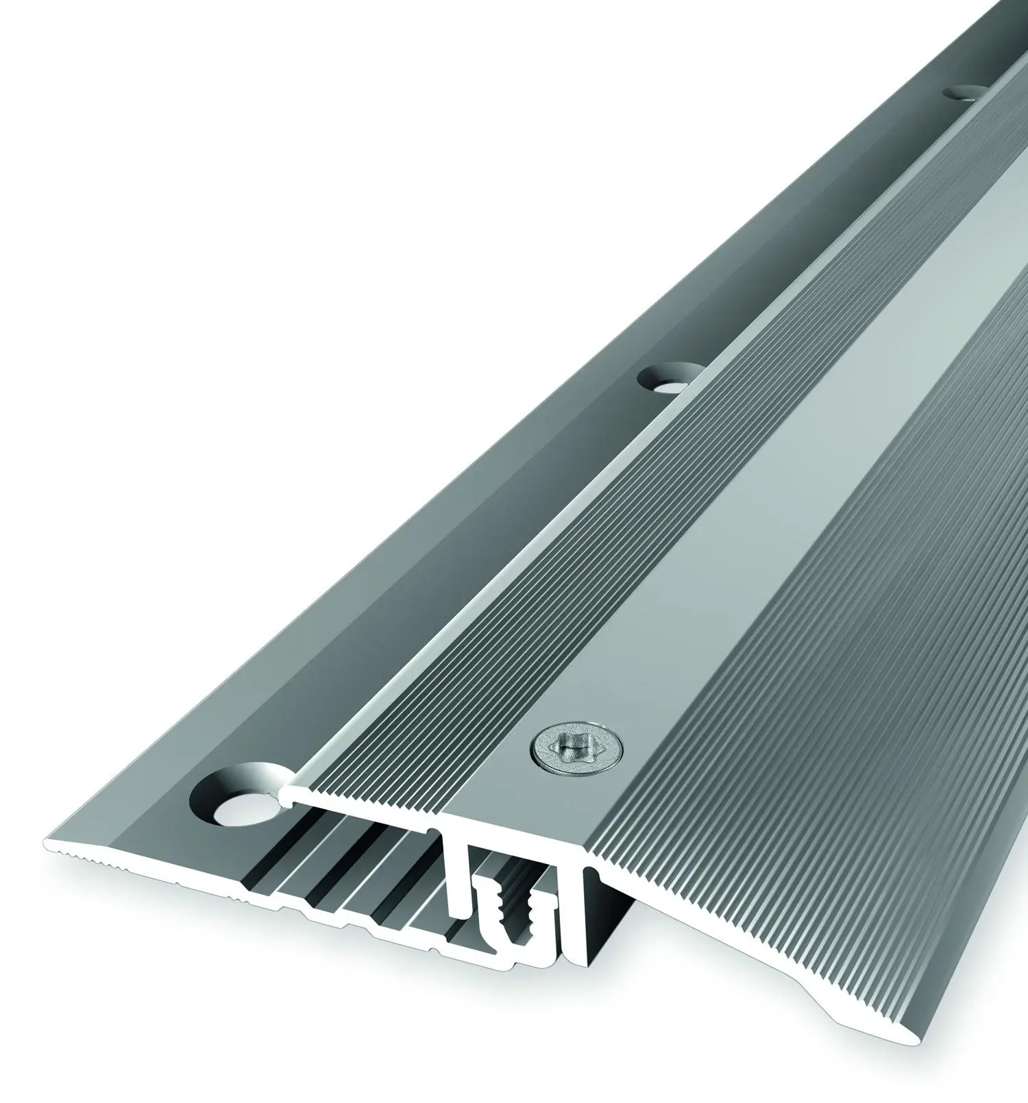 Bild Querschnitt / Aufbau Ausgleichsprofil Silber PF 386 TS SGH Parkettfreund