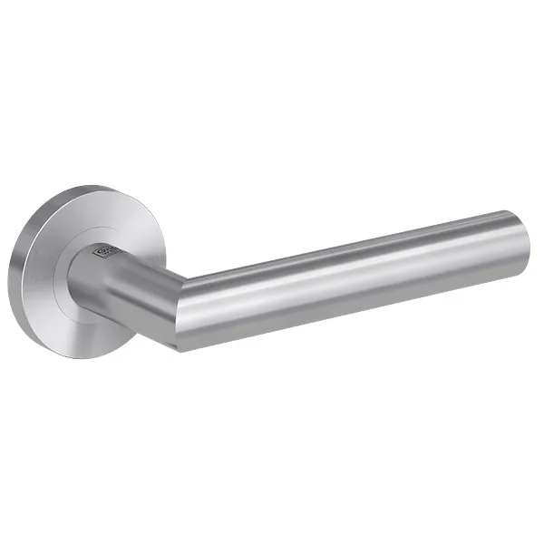Bild Oberfläche / Detail Rosettengarnitur Lucia Professional Edelstahl matt Schraubtechnik Griffwerk