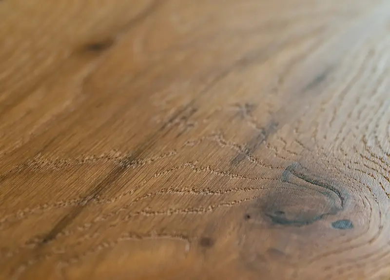 Bild Oberflächenstruktur Fertigparkett Kensington Oak (Eiche) Landhausdiele Gebürstet Bennet & Jones