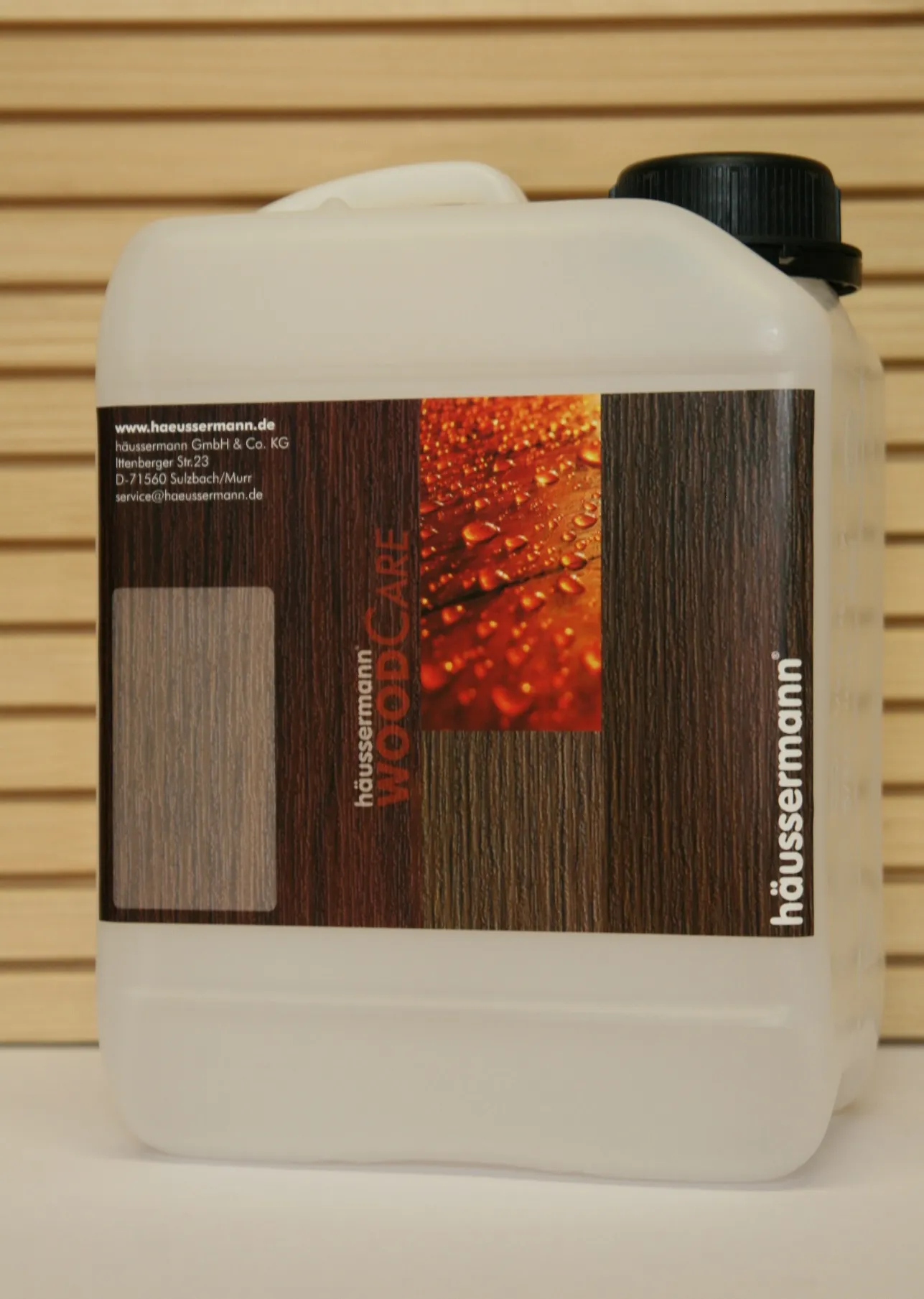 Bild Querschnitt / Aufbau Nachstreichfarbe Patina medium 2,5 Liter für Fassaden Häussermann