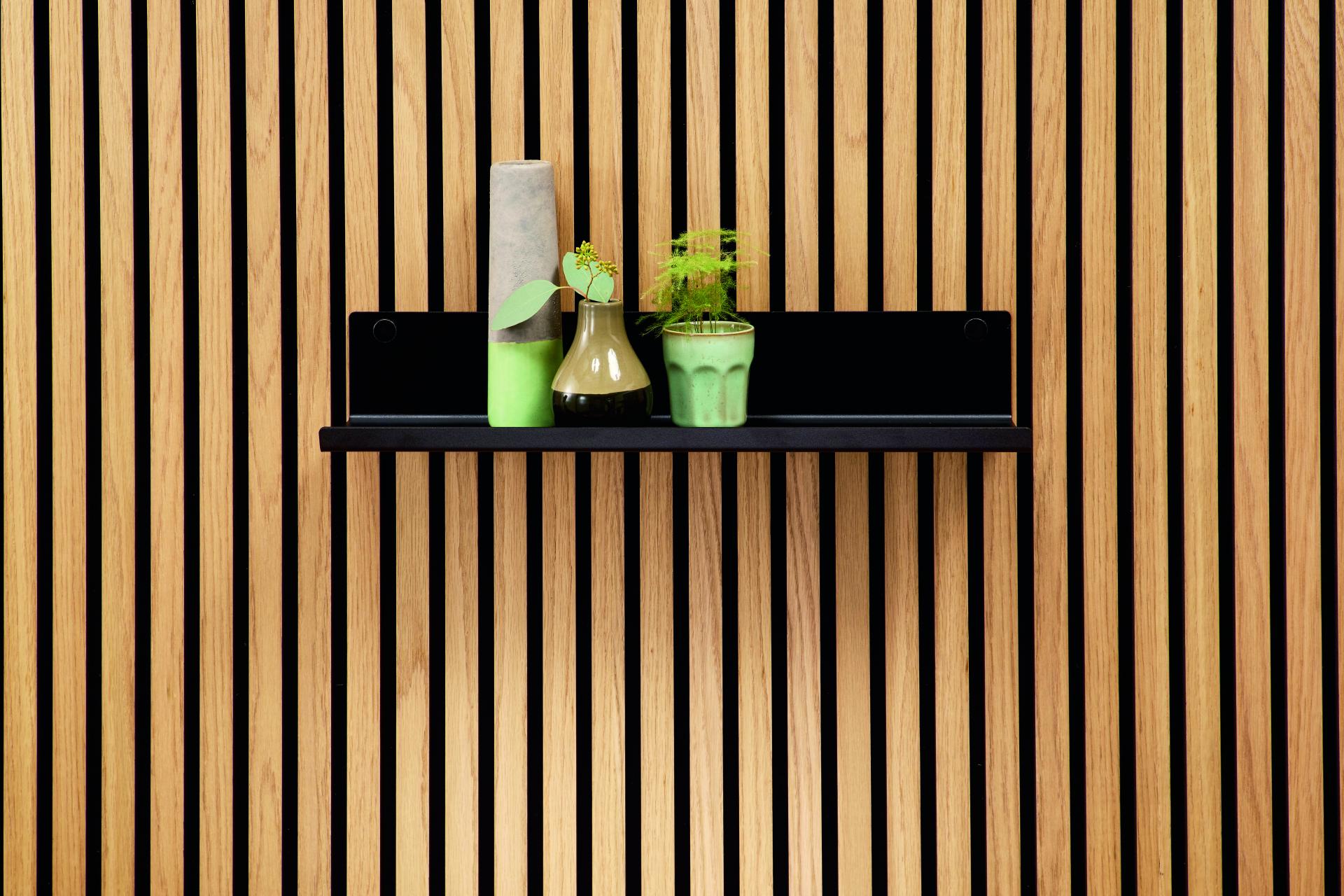 Bild Ambiente Metallregal Schwarz pulverbeschichtet Silent Design ter Hürne
