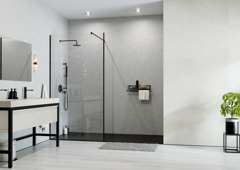Bild Ambiente Mineral-Wall MASSI WHITE vollflächige Verklebung Ewifoam