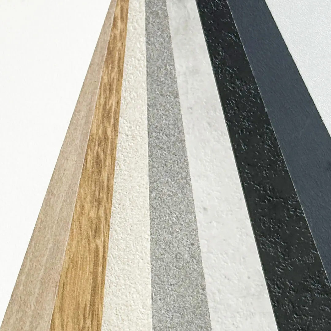 verscheidene Materialmuster