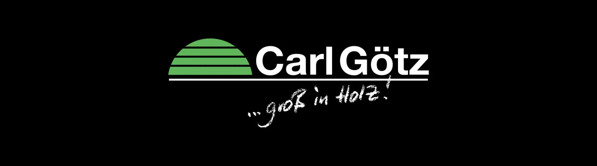 Banner mit Logo Carl Götz