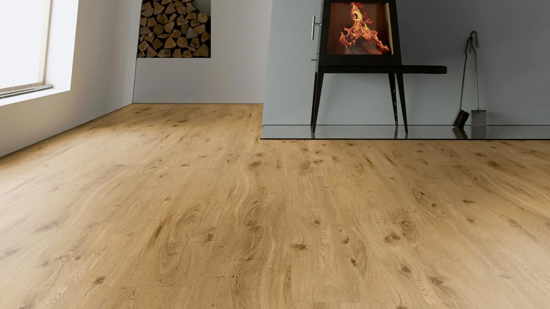 Bild Ambiente 2 Vinylboden Eiche York Landhausdiele ter Hürne
