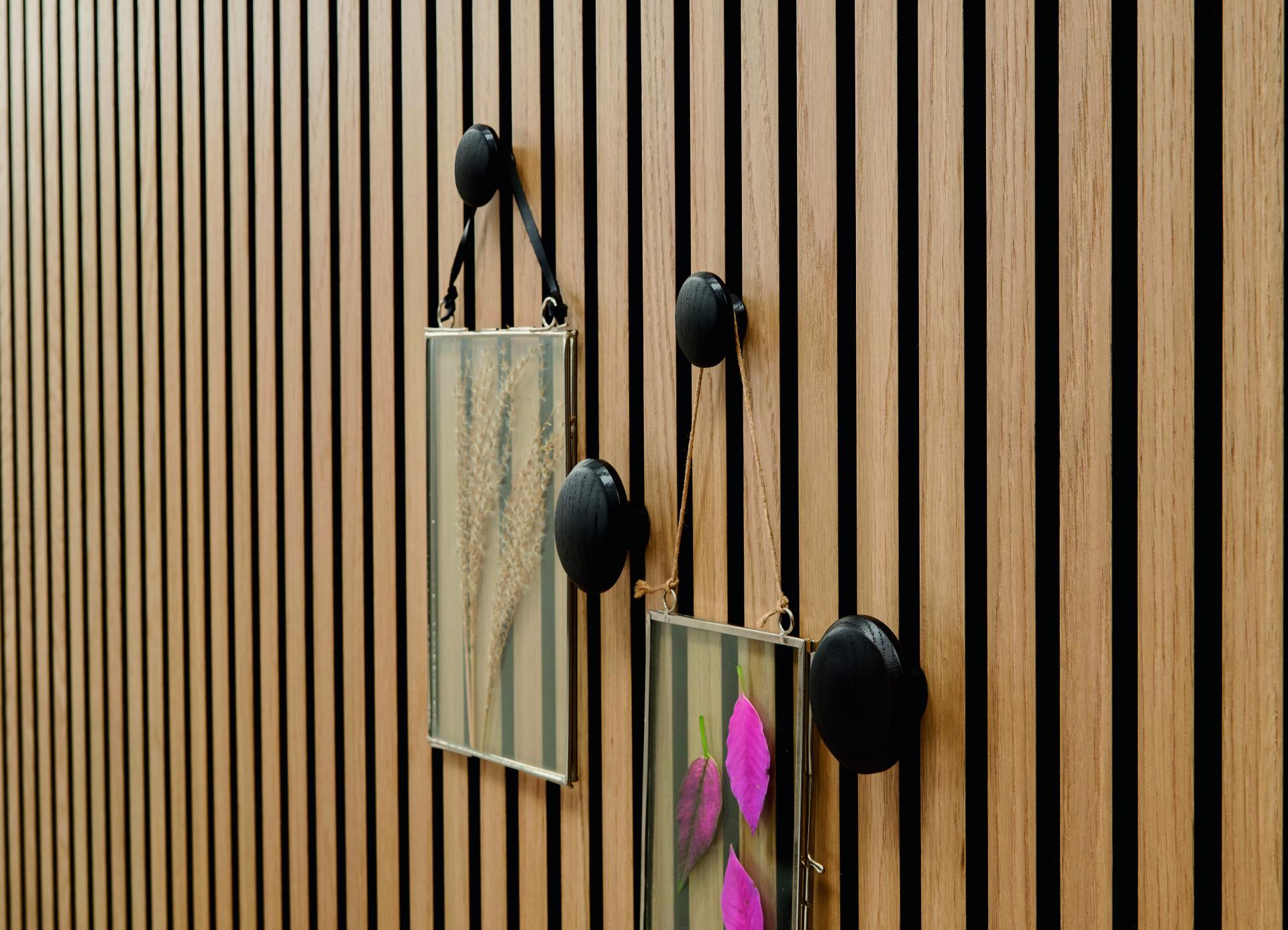 Bild Ambiente 2 Holzknopf schwarz lackiert Silent Design ter Hürne