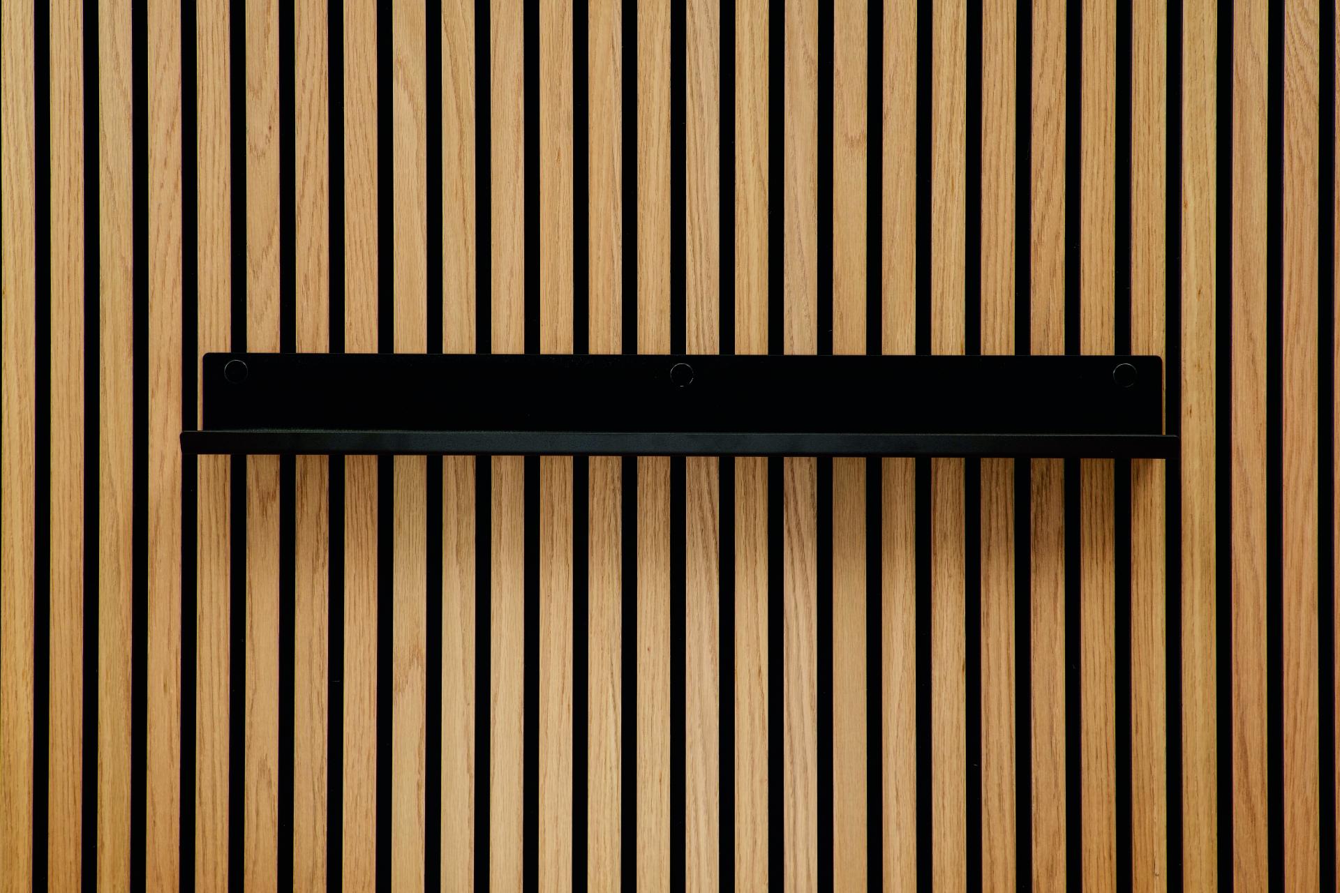 Bild Ambiente Metallregal Schwarz pulverbeschichtet Silent Design ter Hürne