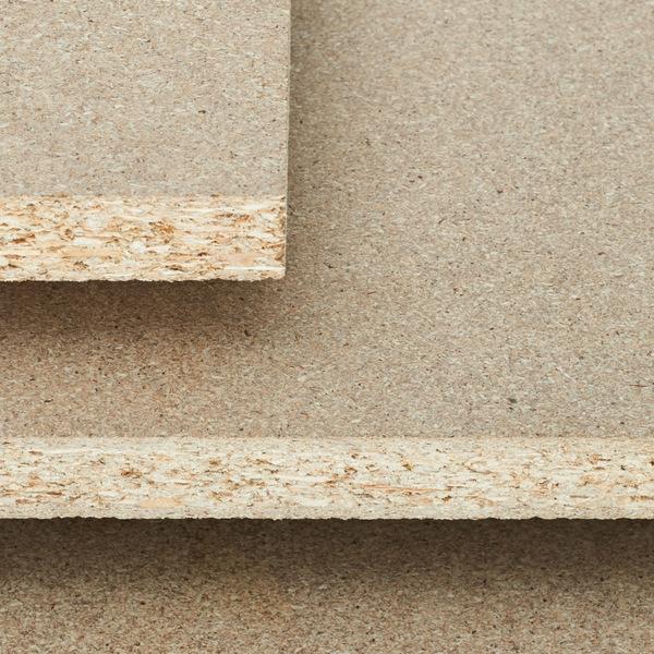 Bild Oberfläche / Detail Spanplatte geschliffen stumpf