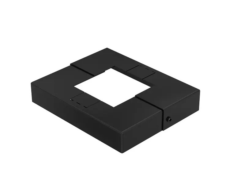 Bild Oberfläche / Detail Abdeckung Black (schwarz) für Trias Pfosten Blauform