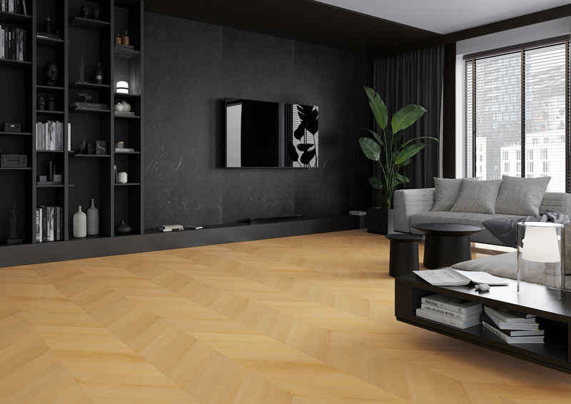 Bild Ambiente Mineral-Wall MONREALE BLACK vollflächige Verklebung Ewifoam