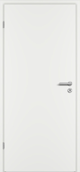 Bild Oberfläche / Detail Schalldämmtüre Weißlack ähnlich RAL 9016 CePaL DIN L Garant