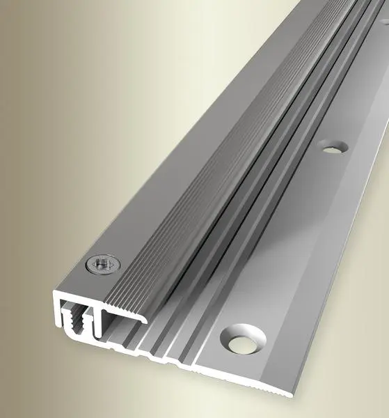 Bild Oberfläche / Detail Endprofil Silber Bodenbeläge von 4 bis 9,5 mm SGH Parkettfreund