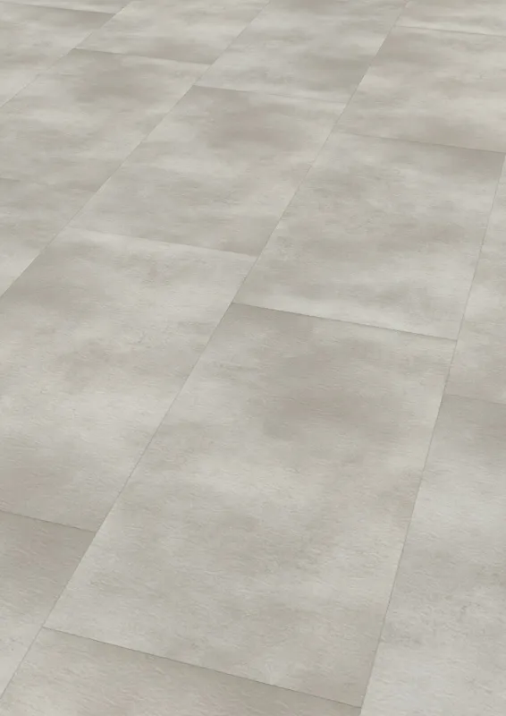 Bild Oberfläche / Detail Vinylboden Cement light Fliesenoptik Synchronstruktur Natura Flooring