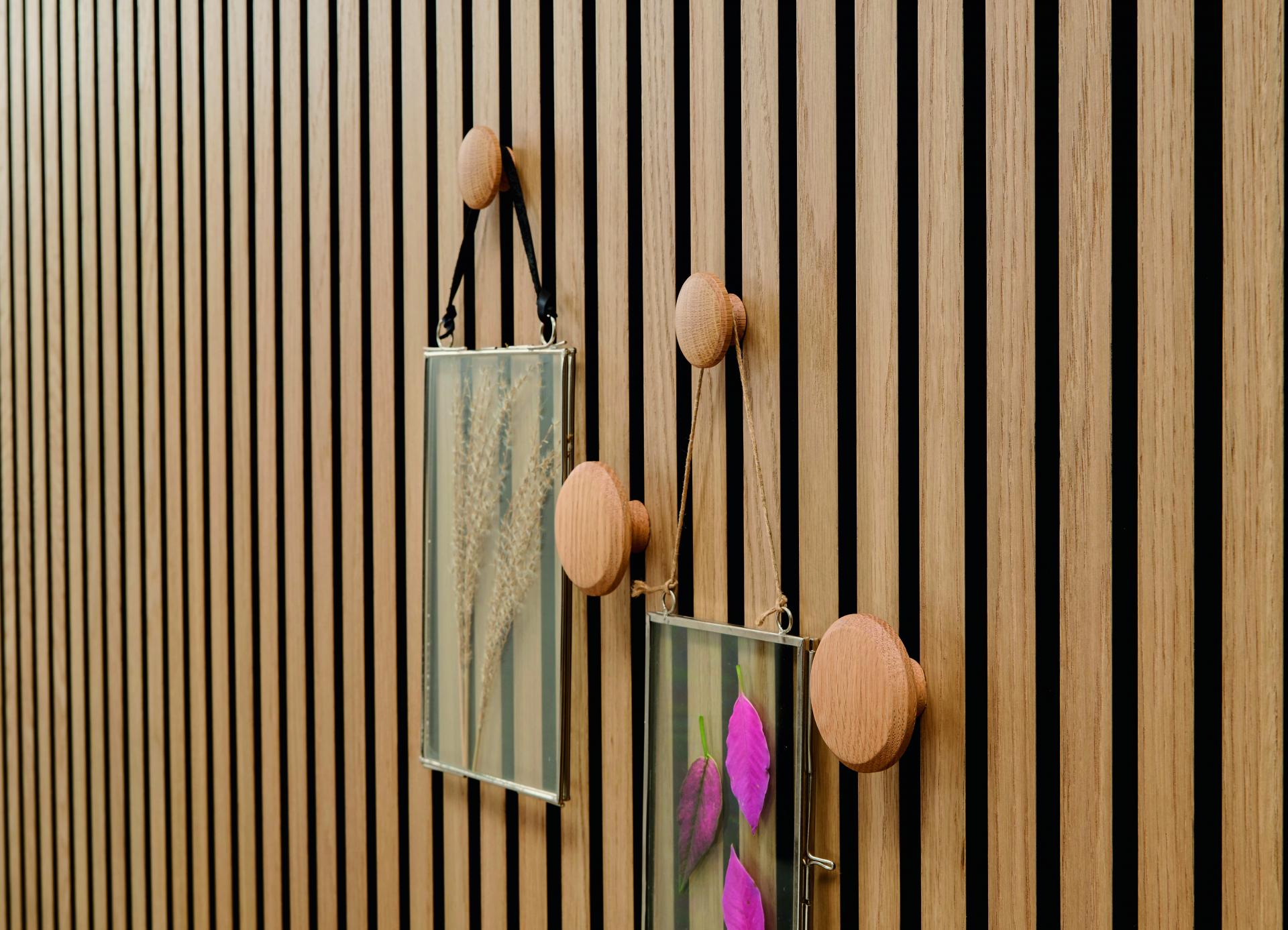 Bild Ambiente 2 Holzknopf natur lackiert Silent Design ter Hürne