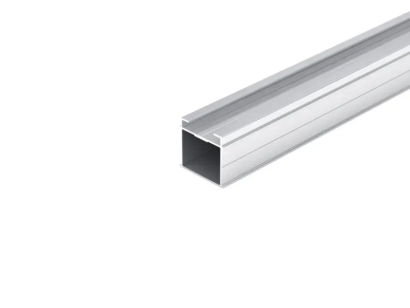 Bild Querschnitt / Aufbau Terrassenunterkonstruktion Aluminium Terrassen mit max. 60 cm Gesamthöhe Trias
